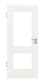 Frontansicht von Lacuna 2 LA Classic Weißlack Innentür - Huga