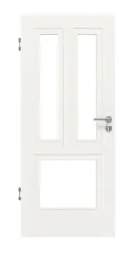 Frontansicht von Montana 3 LA ClassicLine Weißlack Innentür - Hörmann