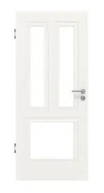 Frontansicht von Lacuna 3 LA Classic Weißlack Innentür - Huga