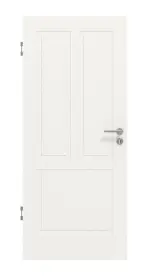 Frontansicht von Lacuna 3 Classic Weißlack Innentür - Huga