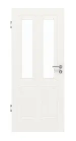 Frontansicht von Montana 4 LA ClassicLine Weißlack Innentür - Hörmann