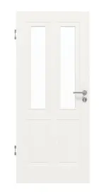 Frontansicht von Lacuna 4 LA Classic Weißlack Innentür - Huga