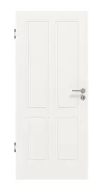 Frontansicht von Montana 4 ClassicLine Weißlack Innentür - Hörmann