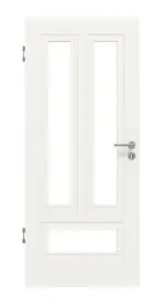 Frontansicht von Montana 5 LA ClassicLine Weißlack Innentür - Hörmann