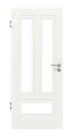 Frontansicht von Lacuna 5 LA Classic Weißlack Innentür - Huga
