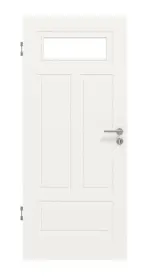 Frontansicht von Montana 6 LA 1 ClassicLine Weißlack Innentür - Hörmann