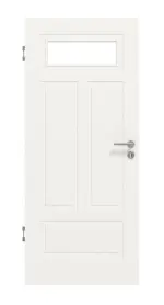 Frontansicht von Lacuna 6 LA 1 Classic Weißlack Innentür - Huga