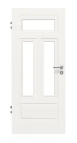 Frontansicht von Lacuna 6 LA 2 Classic Weißlack Innentür - Huga
