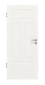 Frontansicht von Lacuna 6 Classic Weißlack Innentür - Huga