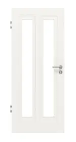 Frontansicht von Lacuna 8 LA Classic Weißlack Innentür - Huga