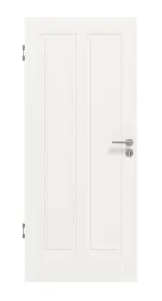 Frontansicht von Lacuna 8 Classic Weißlack Innentür - Huga