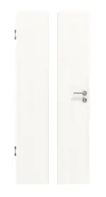 Frontansicht von Smart 1 mittig Basic Durat Pino Weiß Innentür - Huga