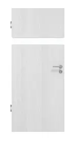 Frontansicht von Smart 1 quer Basic Durat Eiche Weiß Innentür - Huga