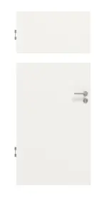 Frontansicht von Smart 1 quer Basic Durat Verkehrsweiß RAL 9016 Innentür - Huga