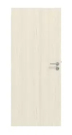 Frontansicht von HUGA Innentür-Set Lärche lasiert Basic Durat stumpfeinschlagend mit Zarge und Drücker