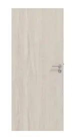 Frontansicht von HUGA Innentür-Set Eiche lasiert Basic Durat stumpfeinschlagend mit Zarge und Drücker