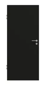 Frontansicht von GARANT Nassraumtür 0901-60 Black Resopal