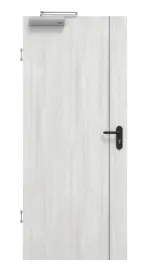 Frontansicht von GARANT Rauchschutztür Corona 850 Authentic Grigio CePaL