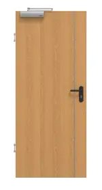 Frontansicht von GARANT Rauchschutztür Corona 850 Eiche Premium CePaL