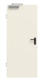 Frontansicht von GARANT Rauchschutztür 0140-60 Dawn Resopal