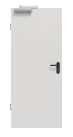 Frontansicht von GARANT Rauchschutztür 0160-60 Silver Grey CePaL