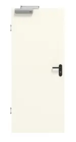 Frontansicht von GARANT Rauchschutztür 9417-60 Snow White CePaL