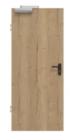 Frontansicht von GARANT Rauchschutztür Authentic Risseiche GCK08