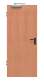 Frontansicht von Buche Classic Echtholzfurniert Rauchschutztür - Jeld-Wen