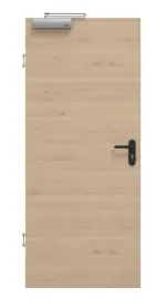 Frontansicht von GARANT Rauchschutztür Quer Authentic Achat CePaL