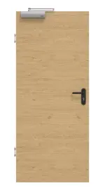 Frontansicht von GARANT Rauchschutztür Quer Authentic Asteiche GCK08