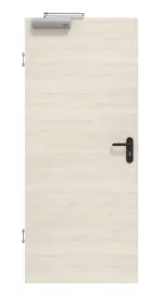 Frontansicht von GARANT Rauchschutztür Quer Authentic Perl GCK08