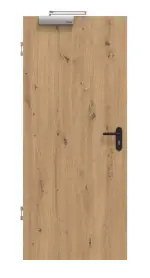 Frontansicht von WESTAG Rauchschutztür Artis Eiche Ei 793 PortaLit CPL