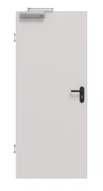 Frontansicht von GARANT Rauchschutztür U12188SD Lichtgrau GHK08
