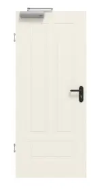 Frontansicht von GARANT Rauchschutztür Milano M3/2 Weißlack 