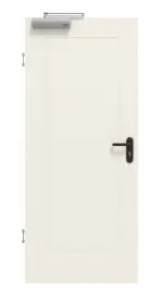 Frontansicht von GARANT Rauchschutztür Parma PF5 Weißlack 