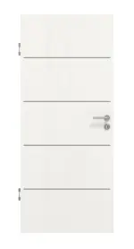 Frontansicht von GARANT Schallschutztür Corona 830 Authentic Bianco CePaL