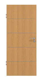 Frontansicht von GARANT Schallschutztür Corona 830 Eiche Premium CePaL