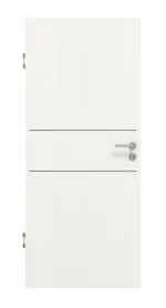 Frontansicht von GARANT Schallschutztür Corona 832 Authentic Bianco CePaL