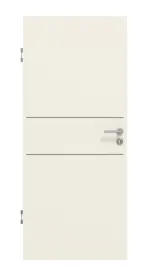 Frontansicht von GARANT Schallschutztür Corona 832 Weißlack 9010 CePaL