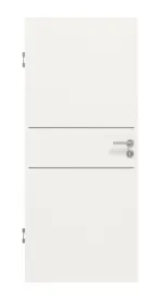 Frontansicht von GARANT Schallschutztür Corona 832 Weißlack 9016 CePaL