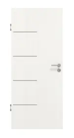 Frontansicht von GARANT Schallschutztür Corona 834 Authentic Bianco CePaL