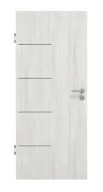 Frontansicht von GARANT Schallschutztür Corona 834 Authentic Grigio CePaL