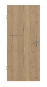 Frontansicht von GARANT Schallschutztür Corona 834 Authentic Risseiche CePaL