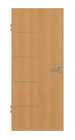 Frontansicht von GARANT Schallschutztür Corona 834 Eiche Premium CePaL