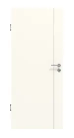 Frontansicht von GARANT Schallschutztür Corona 850 Pearl White CePaL