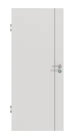 Frontansicht von GARANT Schallschutztür Corona 850 Silver Grey CePaL