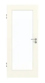 Frontansicht von GARANT Schallschutztür 9417-60 Snow White CePaL mit Lichtausschnitt LA-2