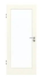 Frontansicht von GARANT Schallschutztür 9417-60 Snow White CePaL mit Lichtausschnitt LA-3