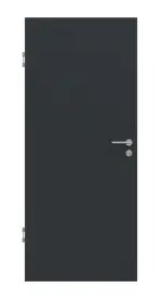 Frontansicht von GARANT Schallschutztür U12000SD Vulkanschwarz GHK08