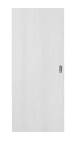 Frontansicht von Huga Schiebetür Eiche Weiß Durat ProLine